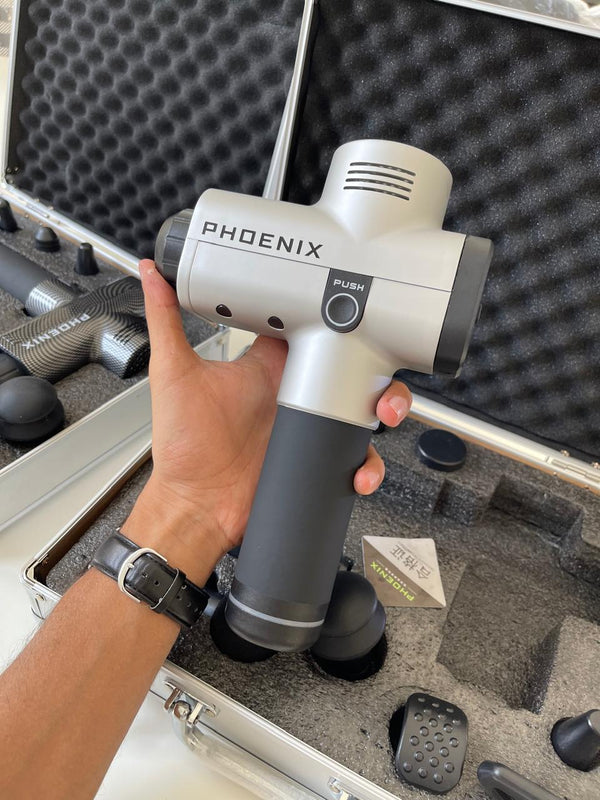 Phoenix Massage Gun with Metal Bag